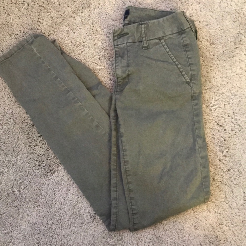 Sage green pants